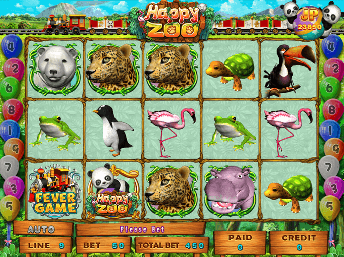 VGAME Slot Game Happy Zoo